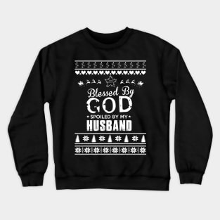 Merry Christmas GOD HUSBAND Crewneck Sweatshirt